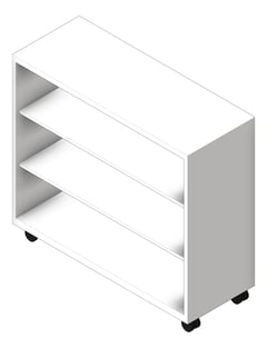 3D Shaded Image of Bookcase General Dexion Strata2 Mobile