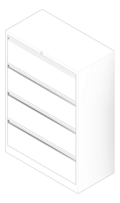 3D Documentation Image of Cabinet Filing Dexion FirstLine Lateral