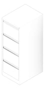 3D Documentation Image of Cabinet Filing Dexion FirstLine Vertical