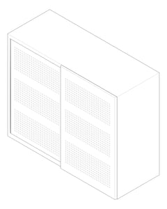 3D Documentation Image of Cabinet SlidingDoor Dexion Strata2
