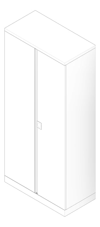 3D Documentation Image of Cabinet SwingDoor Dexion FirstLine Freestanding