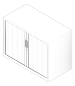 3D Documentation Image of Cabinet TambourDoor Dexion Strata2 Freestanding