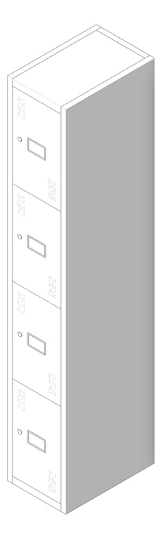 Navigate to Locker Metal Dexion Precision 4Tier