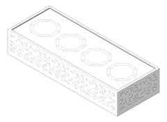3D Shaded Image of PlanterBox Office Dexion FirstLine