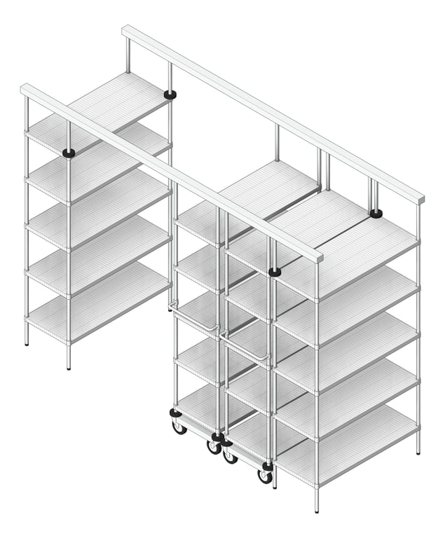 Navigate to Shelving Track Dexion EasyFit Compactus