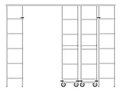 Front Image of Shelving Track Dexion EasyFit Compactus
