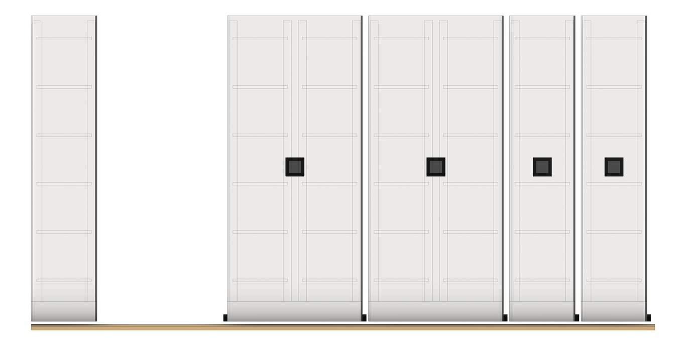 Front Image of Shelving Track Dexion Eclipse Compactus Longspan