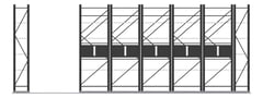 Front Image of Shelving Track Dexion FreeTrack2 Compactus Longspan2