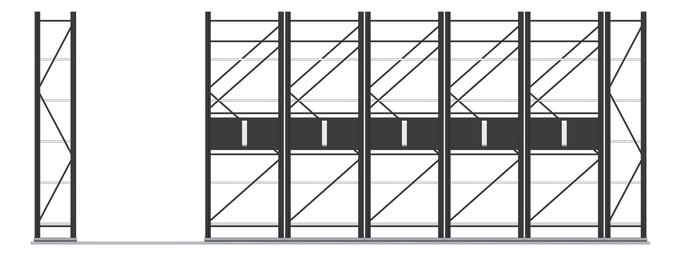 Front Image of Shelving Track Dexion FreeTrack2 Compactus Longspan2