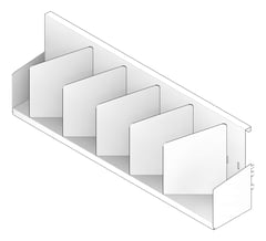 3D Documentation Image of ShelvingAccessory Library Dexion Precision2 SelectaShelf