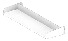 3D Documentation Image of ShelvingAccessory Library Dexion Precision2 UptiltEndplate