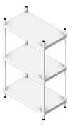 3D Shaded Image of Shelving Freestanding Dexion EasyFit Wire