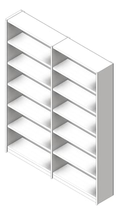 3D Shaded Image of Shelving Freestanding Dexion Ultima CI-80