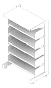 3D Documentation Image of Shelving Library Dexion Precision2 SingleSided