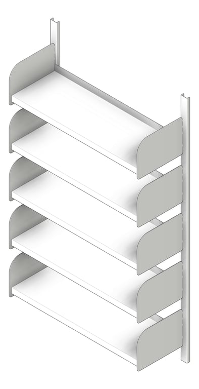 Navigate to Shelving Library Dexion Precision2 WallMounted