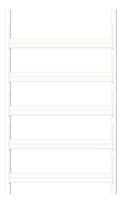 Front Image of Shelving Library Dexion Precision2 WallMounted