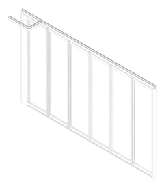 3D Documentation Image of OperableWall SideStack DormaHueppe Moveo