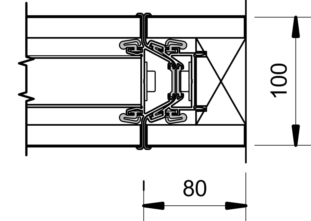 Navigate to VF100 - U-Type - SL Wall Jamb