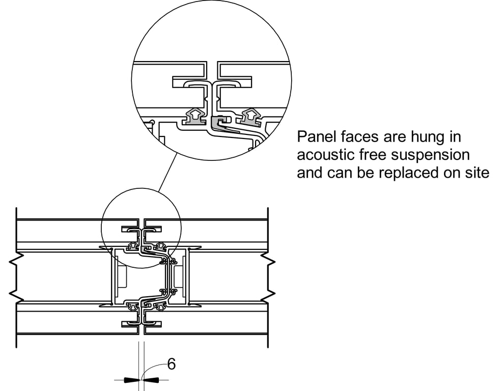 Navigate to VF85 - K-Type - Standard Panel Joint - Concealed Vertical Frame