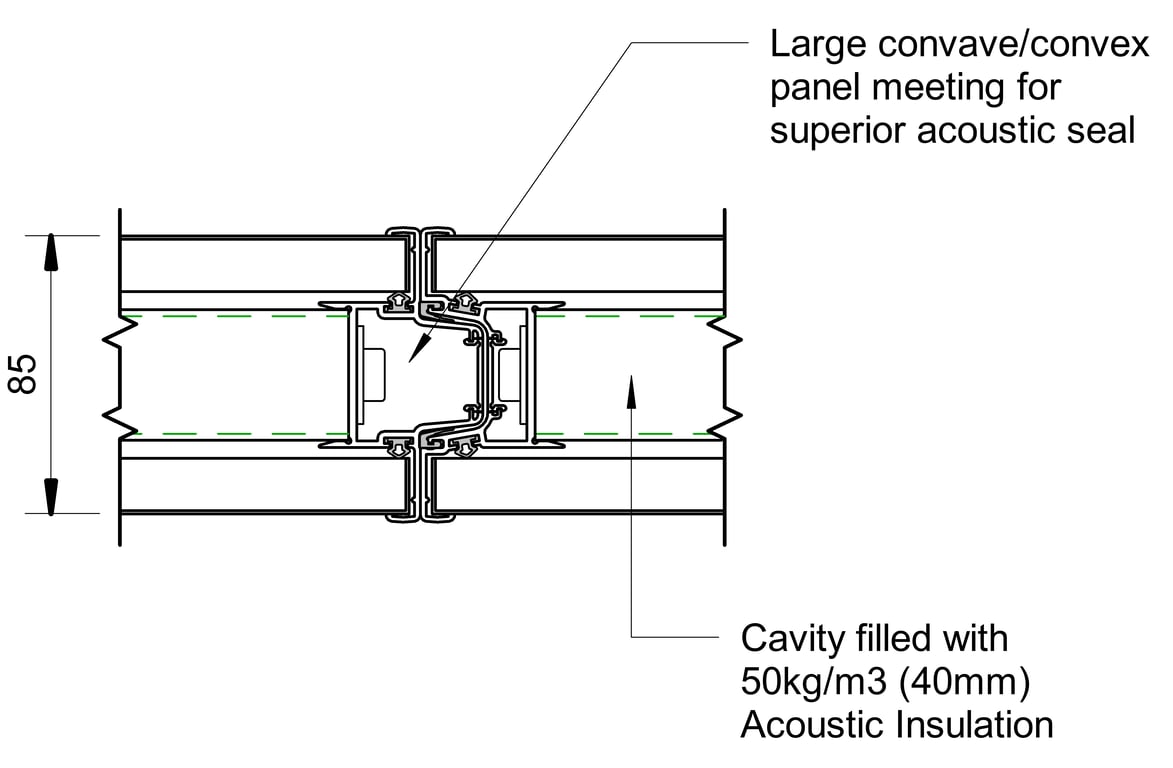 Navigate to VF85 - U-Type - Standard Panel Joint - Protective Vertical Frame