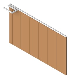 3D Shaded Image of OperableWall RemoteStack DormaHueppe Variflex Side