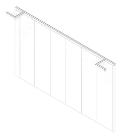 3D Documentation Image of OperableWall SideStack DormaHueppe Variflex