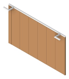 3D Shaded Image of OperableWall SideStack DormaHueppe Variflex