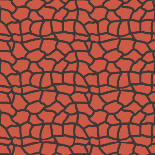 Concrete Resurfacing DuluxAvista Stencil Bushrock JetBlack BrickRedBase
