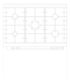 Plan Image of Cooker Upright Electrolux DualFuel