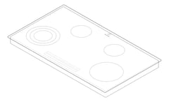 3D Documentation Image of Cooktop Electric Electrolux 900