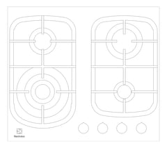 Plan Image of Cooktop Gas Electrolux 600