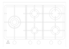 Plan Image of Cooktop Gas Electrolux 750
