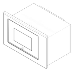 3D Documentation Image of Microwave BuiltIn Electrolux SideOpen 25L