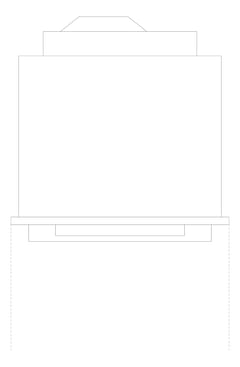 Plan Image of Microwave BuiltIn Electrolux TopOpen 44L