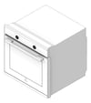 3D Shaded Image of Oven Electric Electrolux 600