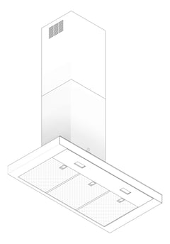 3D Documentation Image of Rangehood Canopy Electrolux 900