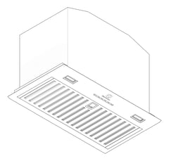 3D Documentation Image of Rangehood Integrated Electrolux 520 BaffleFilter