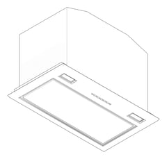 3D Documentation Image of Rangehood Integrated Electrolux 520 PerimeterExtraction