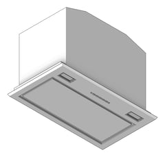 3D Shaded Image of Rangehood Integrated Electrolux 520 PerimeterExtraction