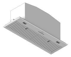 3D Shaded Image of Rangehood Integrated Electrolux 860 BaffleFilter