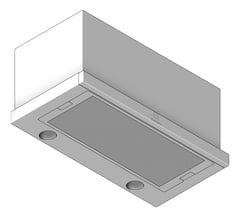 3D Shaded Image of Rangehood SlideOut Electrolux 600