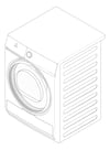 3D Documentation Image of Dryer Electrolux LargeCapacity