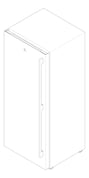 3D Documentation Image of Freezer SingleDoor Electrolux 388L