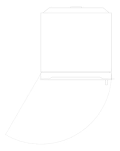 Plan Image of Freezer SingleDoor Electrolux 388L