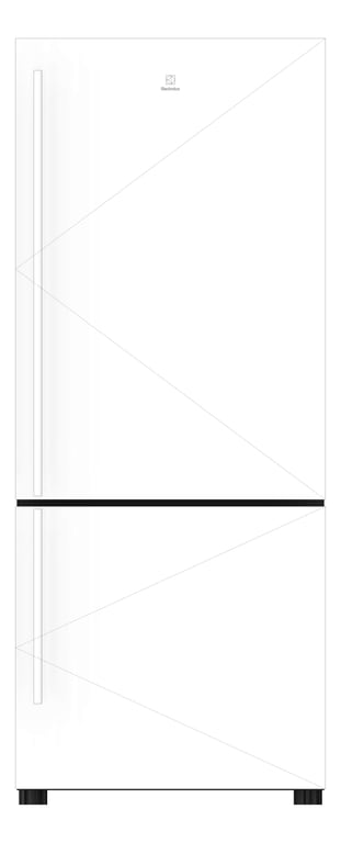 Front Image of Refrigerator Freezer Electrolux 425L