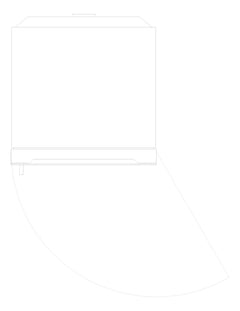 Plan Image of Refrigerator Freezer Electrolux 425L