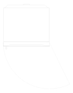 Plan Image of Refrigerator Freezer Electrolux 496L