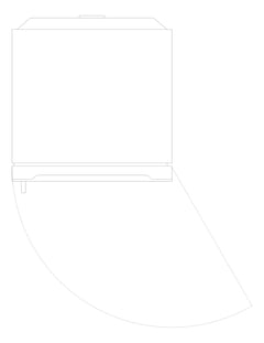 Plan Image of Refrigerator SingleDoor Electrolux 466L