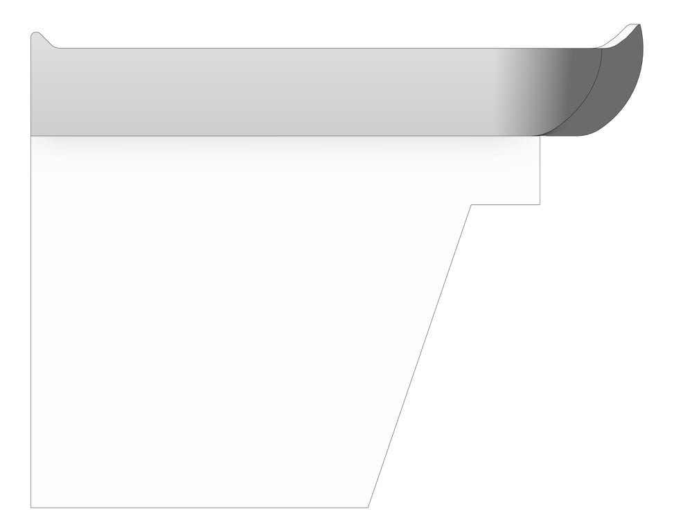 Left Image of Basin WallHung Enware Lutana MentalHealthKit Left