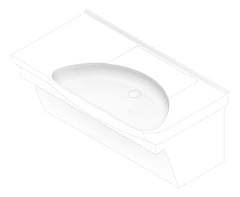 3D Documentation Image of Basin WallHung Enware Lutana MentalHealthKit Right